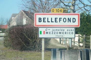 Bellefond - Cartello Gemellaggio
