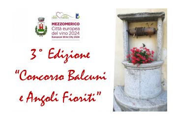 Avviso pubblico - Concorso balconi e angoli fioriti - 3° Edizione